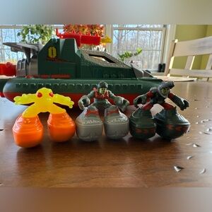 Matchbox Big Boots Hovercraft and figures